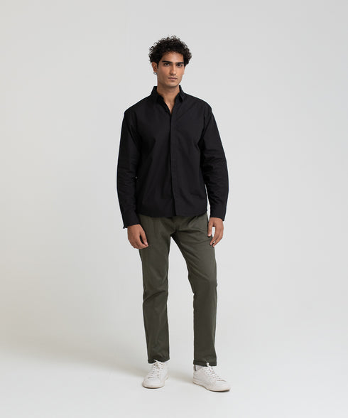 Men's Hidden Placket Shirt